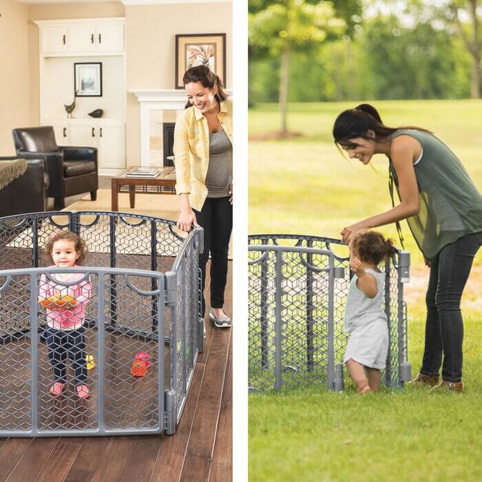 Baby Gate Enclosure Indoor and Outdoor